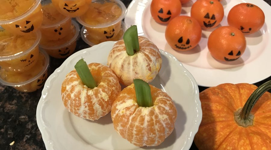 Healthy Halloween Orange Treats